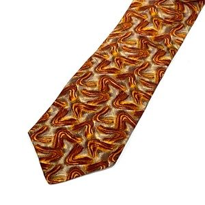 Vintage New Silk Neck Tie- Fits Tall